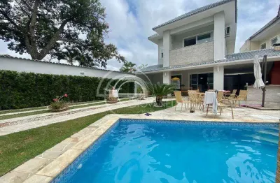 Imponente casa de luxo no recreio dos bandeirantes, rio de janeiro - 4 quartos, 4 suítes, 3 salas, 4 banheiros, 3 vagas, 620m².