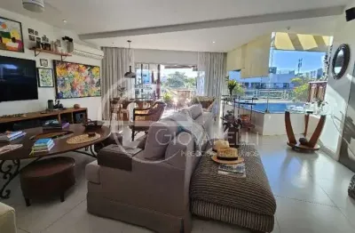 Cobertura linear  única de 3 suites á venda  - jardim oceânico - 2a. quadra da praia