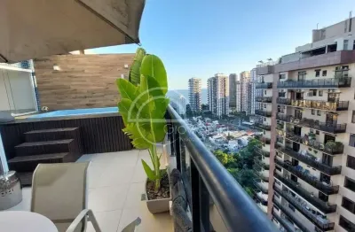 Cobertura duplex de 3 quartos/ 2 suítes á venda - barra da tijuca - abm - sol de marapendi