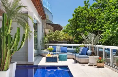 Cobertura de 4 quartos á venda - barra da tijuca - jardim oceanico