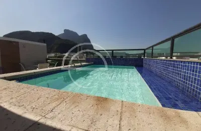 Cobertura duplex  á venda  4 quartos / 3 suíte  - barra da tijuca - jardim oceânico - vista total pedra da gávea