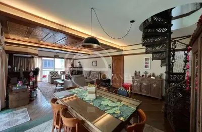 Cobertura duplex de 5 quartos á venda - barra da tijuca - jardim europa