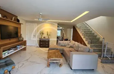 Cobertura duplex de 3 quartos / 2 suítes à venda - jardim ocêanico - barra da tijuca - 2a. quadra da praia ! vista total pedra da gávea !