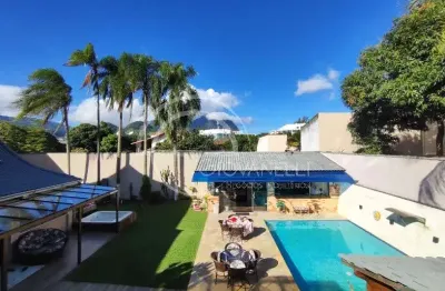 Casa na barra da tijuca - rio de janeiro-rj  5 quartos, 5 suítes, piscina, jacuzzi e vista para pedra da gávea  716m²