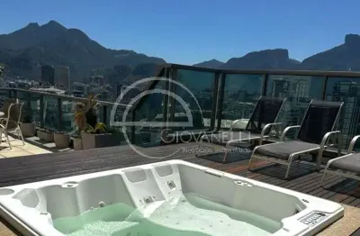 Cobertura duplex no condomínio costa del sol, barra da tijuca, 4 quartos, vista mar e pedra da gávea, com lazer completo e segurança 24h