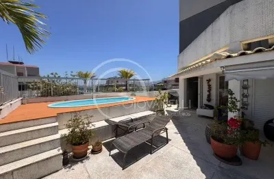 Cobertura de luxo na barra da tijuca: 4 quartos, 1 suíte, 3 salas, 5 banheiros, 2 vagas, 267m² - rio de janeiro-rj