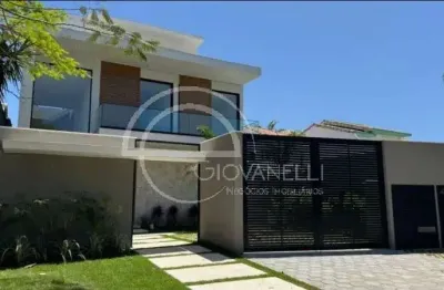 Casa triplex contemporânea no santa monica personal, barra da tijuca, 5 suítes, 600m²  lazer completo em excelente localização