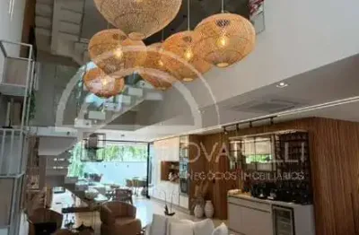 Luxuosa mansão de 6 suítes no Riviera del Sol, Recreio dos Bandeirantes - Rio de Janeiro-RJ 500m², 5 vagas de garagem.