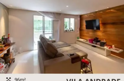 Apartamento a venda na vila andrade com 96m² e 2 suítes