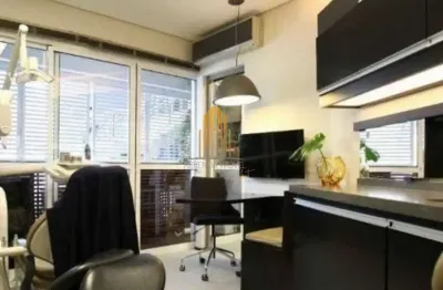 Cond. oscar freire office , conjunto comercial mobiliado de 53m² com 3 salas, 1 vaga em pinheiros.