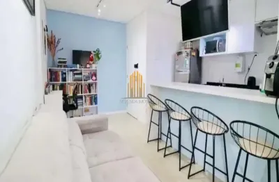 Condomínio brooklin sky mark - apartamento de 63m2 com 2 quartos, sendo 1 suíte, 2 banheiros, 1 vaga