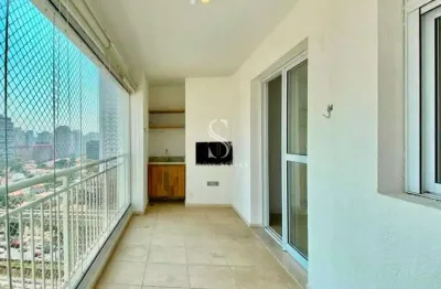 Condomínio one brooklin - apartamento de 85m2 com 2 quartos, sendo 1 suíte, 2 banheiros, 2 vagas e d