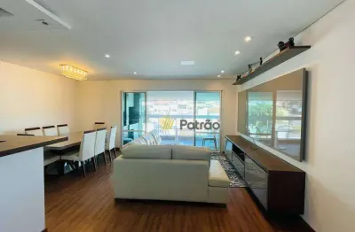 Apartamento com 3 dormitórios para alugar, 133 m² por r$ 8.294,00/mês - vila dayse - são bernardo do campo/sp