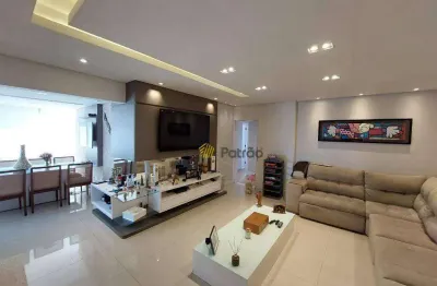 Residencial blue com 3 dormitórios à venda, 126 m² por r$ 1.380.000 - vila floresta - santo andré/sp