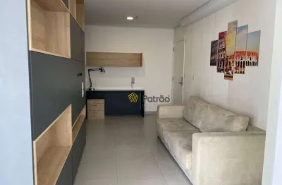 Apartamento com 1 dormitório para alugar, 40 m² por R$ 4.122,53/mês - Centro - São Bernardo do Campo/SP
