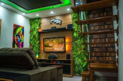 Cobertura com 2 dormitórios à venda, 90 m² por r$ 675.000,00 - vila assunção - santo andré/sp