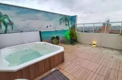 Cobertura à venda, 255 m² por r$ 3.500.000,00 - santa paula - são caetano do sul/sp