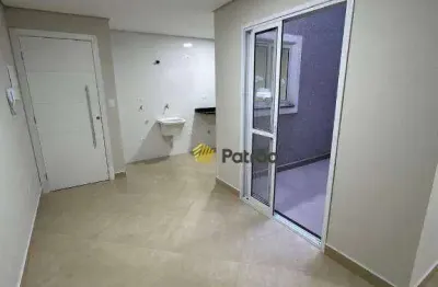 Apartamento com 2 dormitórios à venda, 53 m² por r$ 390.000,00 - vila linda - santo andré/sp