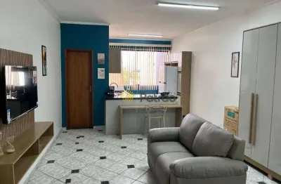 Kitnet com 1 dormitório para alugar, 35 m² por r$ 2.300,00/mês - rudge ramos - são bernardo do campo/sp