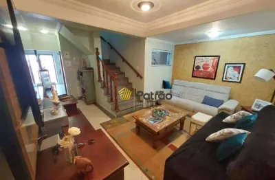 Sobrado com 3 dormitórios à venda, 200 m² por r$ 1.150.000,00 - vila scarpelli - santo andré/sp