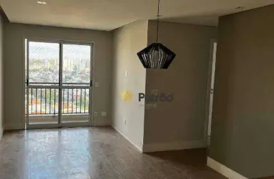 Apartamento com 2 dormitórios para alugar, 70 m² por r$ 3.036,00/mês - vila valparaíso - santo andré/sp