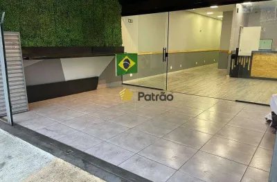 Salão para alugar, 100 m² por r$ 5.100,00/mês - vila assis brasil - mauá/sp
