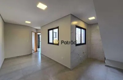 Cobertura sem condomínio com 2 dormitórios à venda, 76 m² por r$ 419.000 - jardim das maravilhas - santo andré/sp