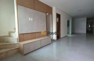 Sobrado com 3 dormitórios à venda, 140 m² por r$ 820.000,00 - vila camilópolis - santo andré/sp