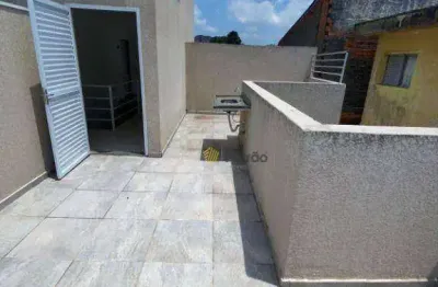 Cobertura à venda, 44 m² por r$ 255.000,00 - vila luzita - santo andré/sp