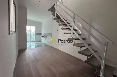 Cobertura com 2 dormitórios à venda, 94 m² por r$ 550.000,00 - vila pires - santo andré/sp