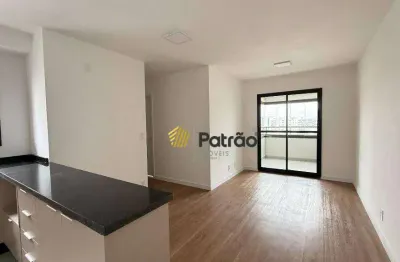 Apartamento novo, 2 dorms, varanda gourmet para alugar, 64 m² por r$ 4.540/mês + iptu - parque das nações - santo andré/sp