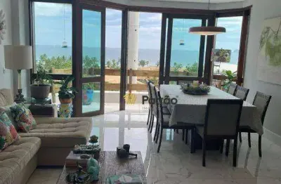 Casa vista mar em condomínio com 4 suítes à venda, 280 m² por r$ 1.400.000 - jardim três marias - guarujá/sp