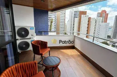Apartamento com 3 dormitórios para alugar, 210 m² por r$ 13.000,00/mês - centro - são bernardo do campo/sp