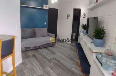 Apartamento vista praia com 3 dormitórios à venda, 85 m² por R$ 550.000 - Vila Balneária - Praia Grande/SP