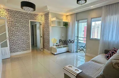 Apartamento com 3 dormitórios para alugar, 69 m² por R$ 3.604,75/mês - Planalto - São Bernardo do Campo/SP