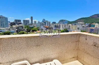 Cobertura com 2 quartos à venda na rua real grandeza, botafogo, rio de janeiro, 60 m2 por r$ 630.000