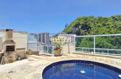 Cobertura com 3 quartos à venda na rua assunção, botafogo, rio de janeiro, 320 m2 por r$ 3.890.000