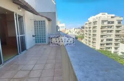 Cobertura com 2 quartos à venda na rua eduardo guinle, botafogo, rio de janeiro, 112 m2 por r$ 1.150.000