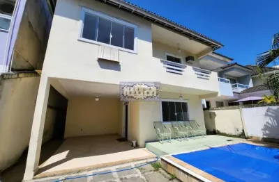 Casa em condomínio fechado com 4 quartos à venda na estrada dos bandeirantes, vargem pequena, rio de janeiro, 190 m2 por r$ 491.000