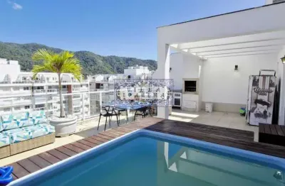 Cobertura com 3 quartos à venda na rua teixeira heizer, recreio dos bandeirantes, rio de janeiro, 148 m2 por r$ 850.000