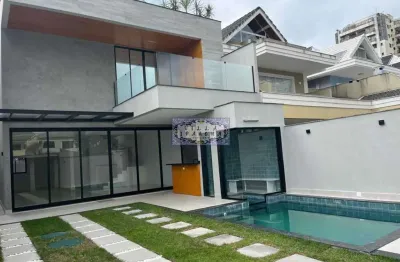 Casa em condomínio fechado com 3 quartos para alugar na rua rivadavia campos, recreio dos bandeirantes, rio de janeiro, 350 m2 por r$ 18.000