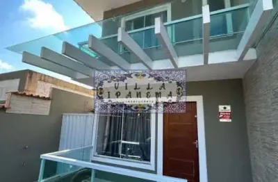 Casa em condomínio fechado com 2 quartos para alugar na rua do cação, ogiva, cabo frio, 90 m2 por r$ 3.200