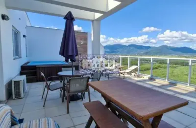 Cobertura com 3 quartos à venda na rua teixeira heizer, recreio dos bandeirantes, rio de janeiro, 163 m2 por r$ 970.000