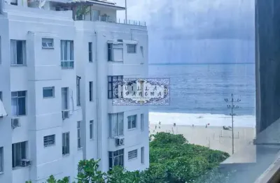Copacabana quadra da praia rua república do peru 157m² vista mar salão 3 quartos 4 banheiros vaga