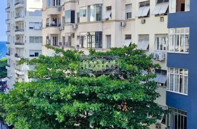 Copacabana miguel lemos a 1 quadra da praia vista mar 136m² reformadíssimo premium 3 quartos vaga