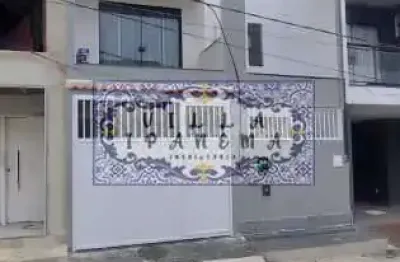 Casa triplex em condomínio vargem pequena, 180 m², mobiliada, segurança 24h.