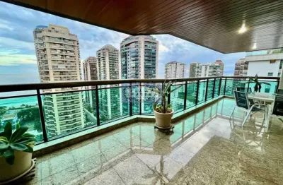 Barar apto 160 m², vista frontal mar, 4 quartos (1suíte), 4 banheiros, 2 vagas, infra e p.24h