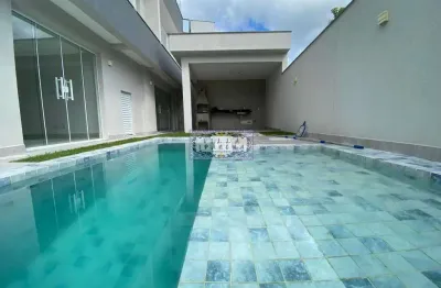 Casa triplex contemporânea no dream garden ii | vargem pequena