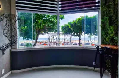 Praia de copacabana frontal mar 132m² reformadíssimo premium porteira fechada 2 quartos + edícula