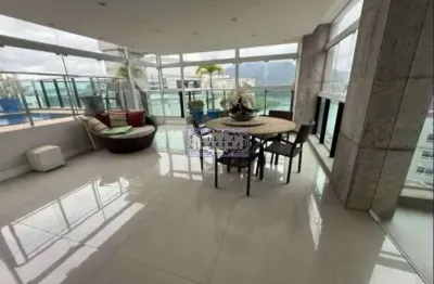 Cobertura duplex espetacular com vista permanente para a lagoa -península barra da tijuca